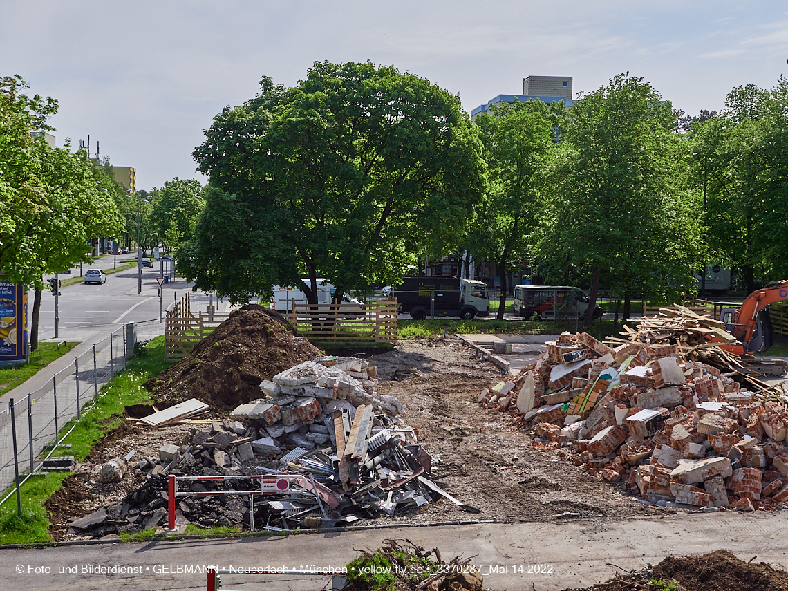 14.05.2022 - Baustelle am Haus für Kinder in Neuperlach